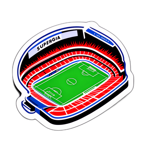 Fodboldstadion med Fans