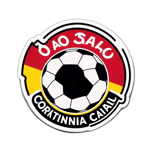Mapa de São Paulo con balón de fútbol representando a Corinthians