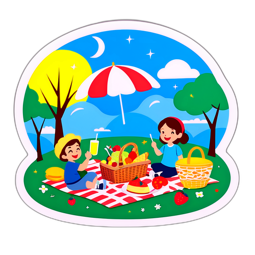 즐거운 소풍 장면