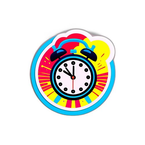 Sticker ng Alarm Clock