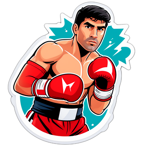 Portrait de Vicente Luque avec des gants de boxe