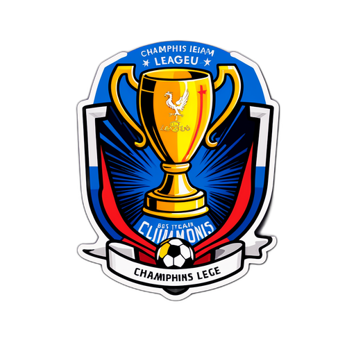 챔피언스 리그의 정신을 담은 스티커 디자인