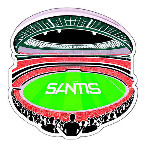 Estádio Lotado com Torcedores Empolgados