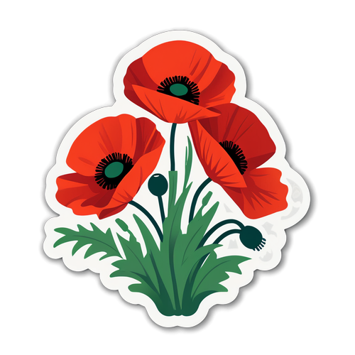 Remembering Sacrifice: A Tribute Sticker