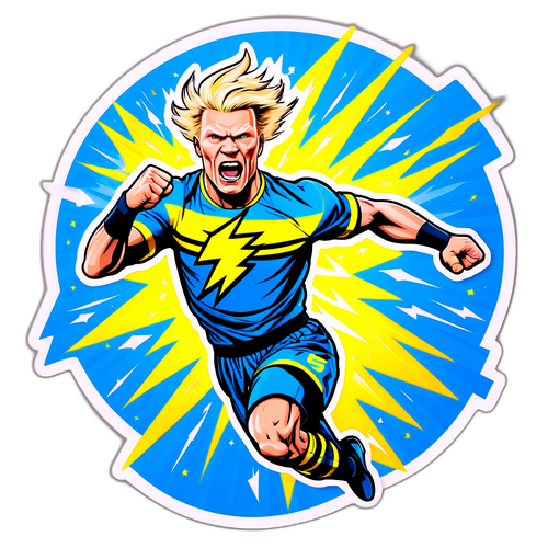 Superhero Erling Haaland maalinteossa