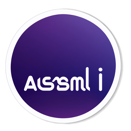 Stickers die Technologie Transformeren: Ontdek ASML's Innovatie in een Ontwerptopper!