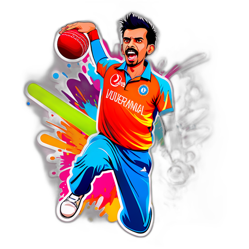 युज़वेंद्र चहल का क्रिकेट एक्शन