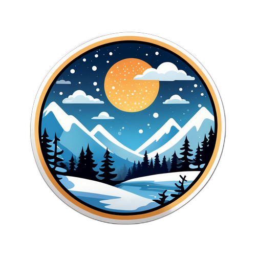 Sticker Célébrant le Roman Inspiré par Snowfall