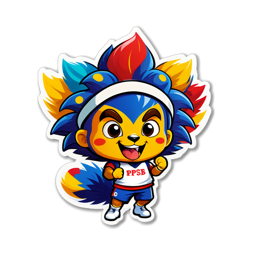 Sticker Seru Persik Kediri dan PSBS Biak: Kenali Mascot Warna-Warninya!