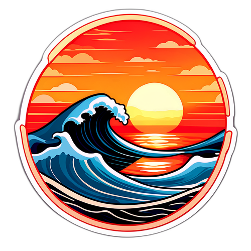Senja di Laut