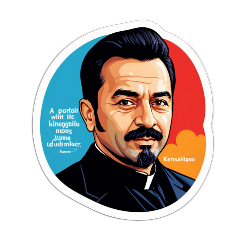 Kenan İmirzalioğlu Portresi ve Alıntı