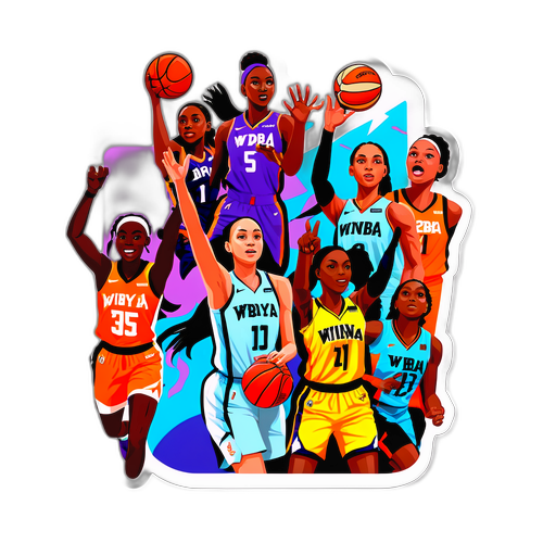 Sticker ng Excitement ng WNBA Scores