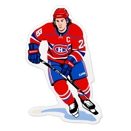 Patrick Laine Pystyy Maaliin: Taiteellinen Hockey-Sticker Montreal Canadiensin Kanssa!