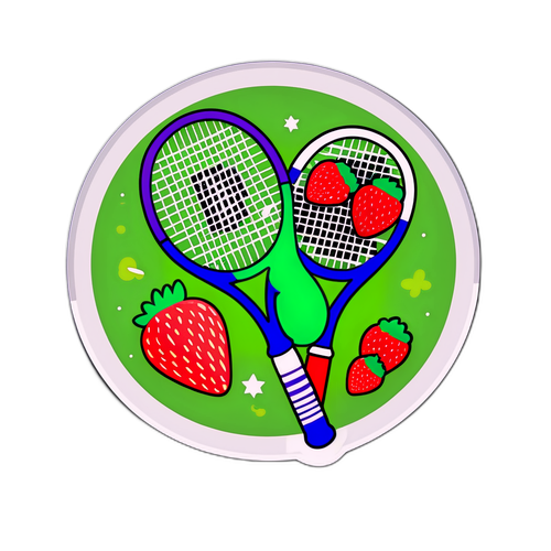 Sticker Terinspirasi Wimbledon