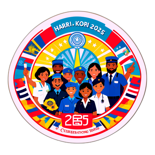 Stiker Perayaan Hari Korpri 2025