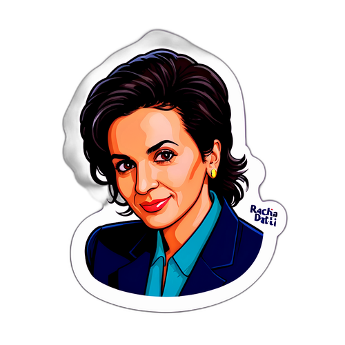 Autocollant officiel de Rachida Dati