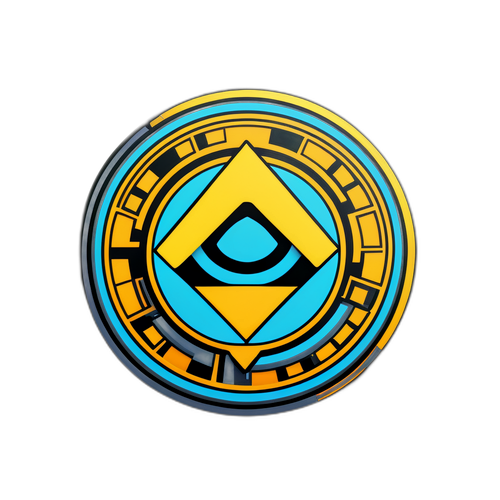 Kripto Para Temalı Çıkartma