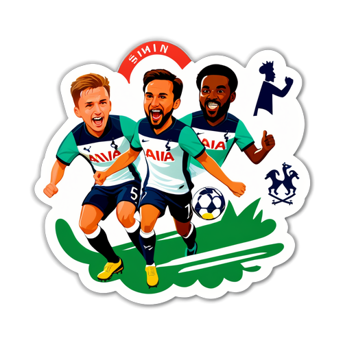 Stiker Semangat Southampton dan Tottenham