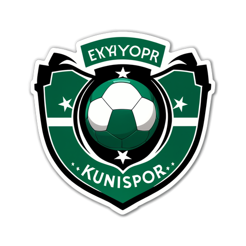 Konyaspor ve Eyüpspor Maçını Sembolize Eden Tasarım