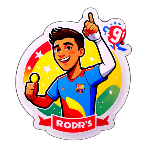 Rodri'nin Gol Kutlaması Sticker'ı