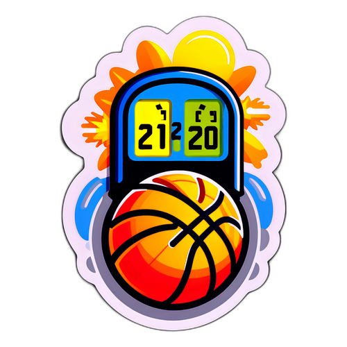 Basketball na may Thermometer