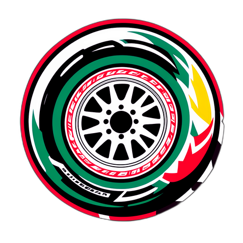 速度與熱情的F1賽車輪胎圖案