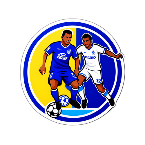 Soccer Match Sticker: Cruzeiro vs Fortaleza