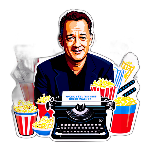 Tom Hanks Movie Icon Sticker
