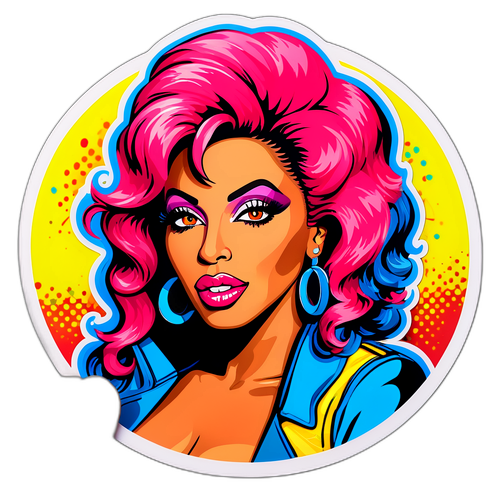 Affiche pop art d'Afida Turner
