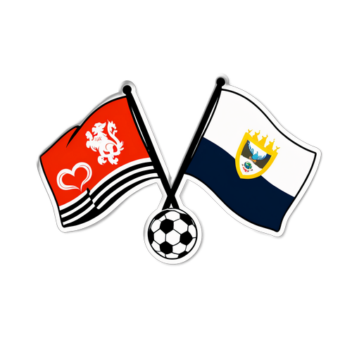 Adhesivo del partido LDU Quito vs Independiente del Valle