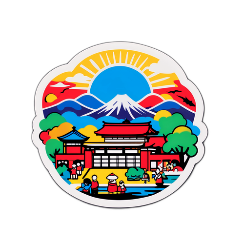 広島大学の文化祭を描いたデザイン