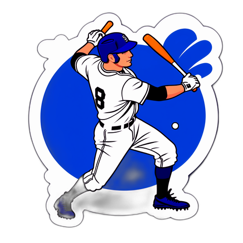 Nick Sogard Batting Pose Sticker
