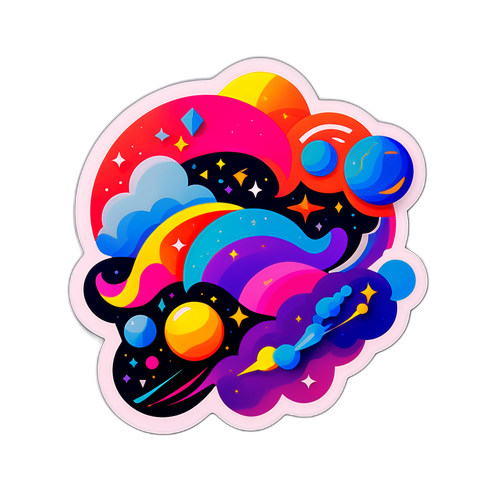 Ennusteita Inspiroiva Tarra