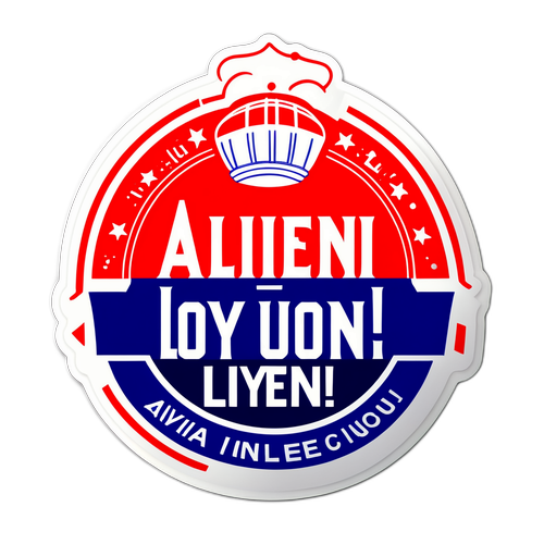 Allez Lyon! Sticker Ontwerp
