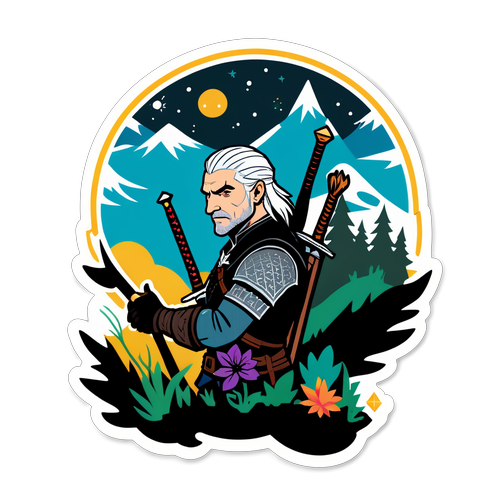 Witcher 4 Temalı Büyüleyici Sticker