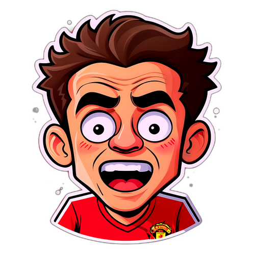 Sticker ya Mashabiki wa Manchester United