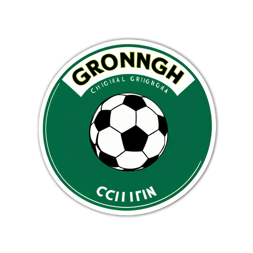 Ontdek de Opvallende FC Groningen Sticker: Groen, Wit en Voetbal Magie!