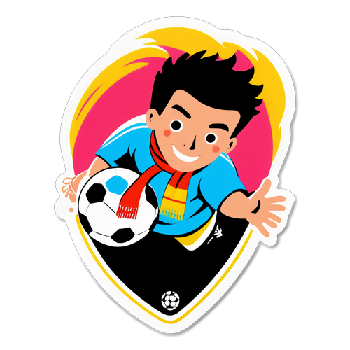 Vibrant Liga Pro Football Culture Sticker