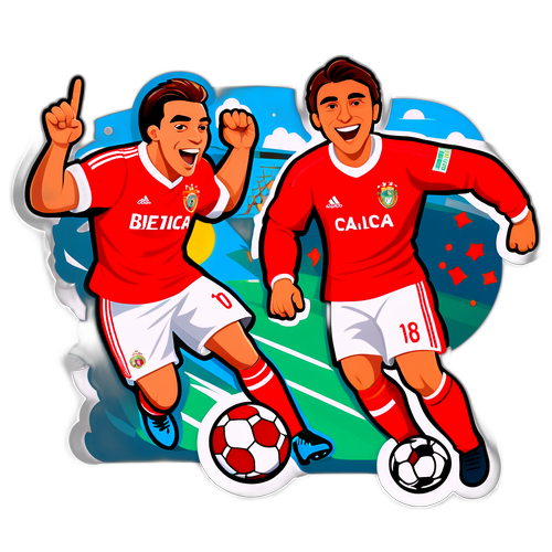 Autocolant jucători de fotbal