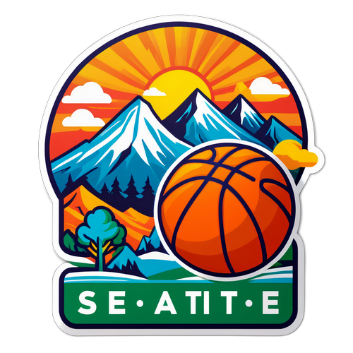 Стикер с прогнозом игры между Ютой и Сиэтлом