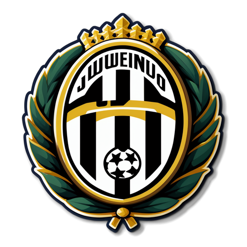 Elegan! Stiker Emblem Juventus dengan Laurel: Menghormati Sejarah La Vecchia Signora