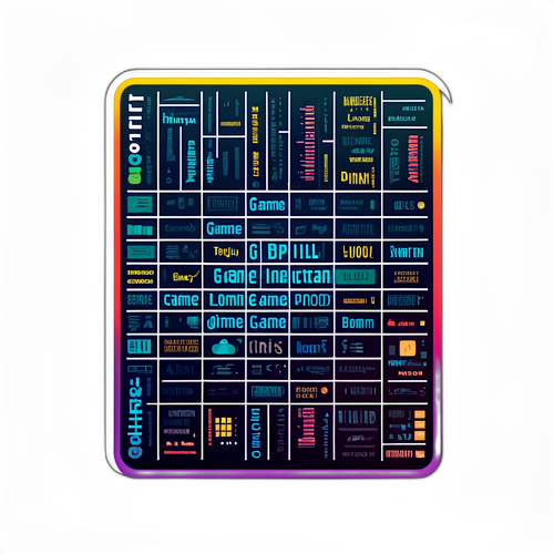 Minimalistic Wordle Sticker