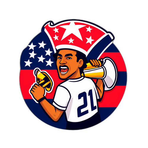 Sticker Budaya Fans America de Cali