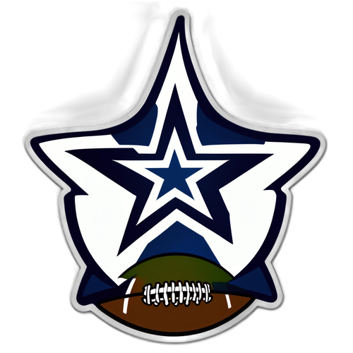 Under the Stars: The Epic Showdown of Cowboys vs. Steelers – Exclusive Night Sky Sticker!