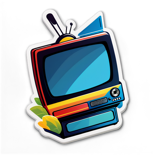 Trendy TV2-inspirert klistremerke