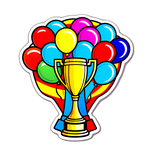 Sticker que celebra la Europa League