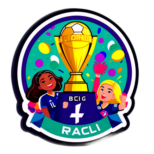 Celebração do Campeonato Feminino de Futebol