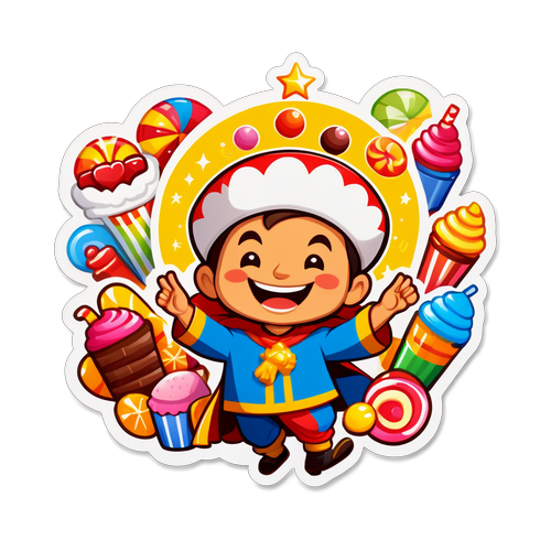 ¡Celebra con San Cayetano! El Sticker Divertido que Impulsa la Fiesta y la Amistad