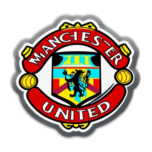 Manchester United Támogató Matrica