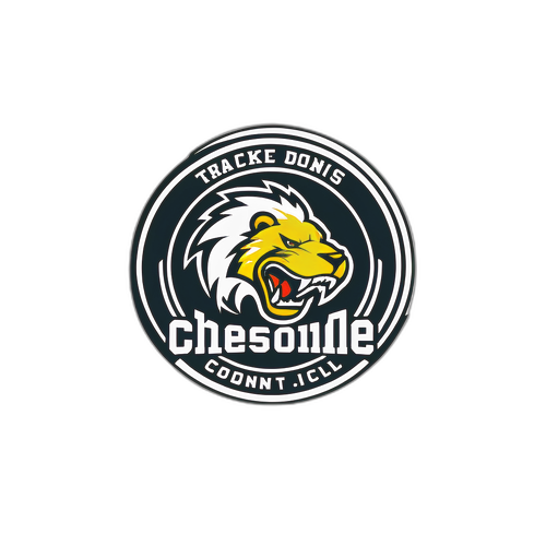 팀 로고와 응원 슬로건이 조화된 매력적인 스티커